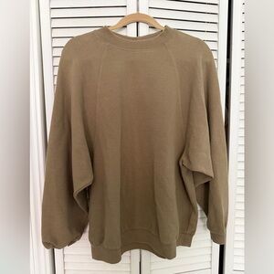 Madewell Tan Crew Neck Sweater